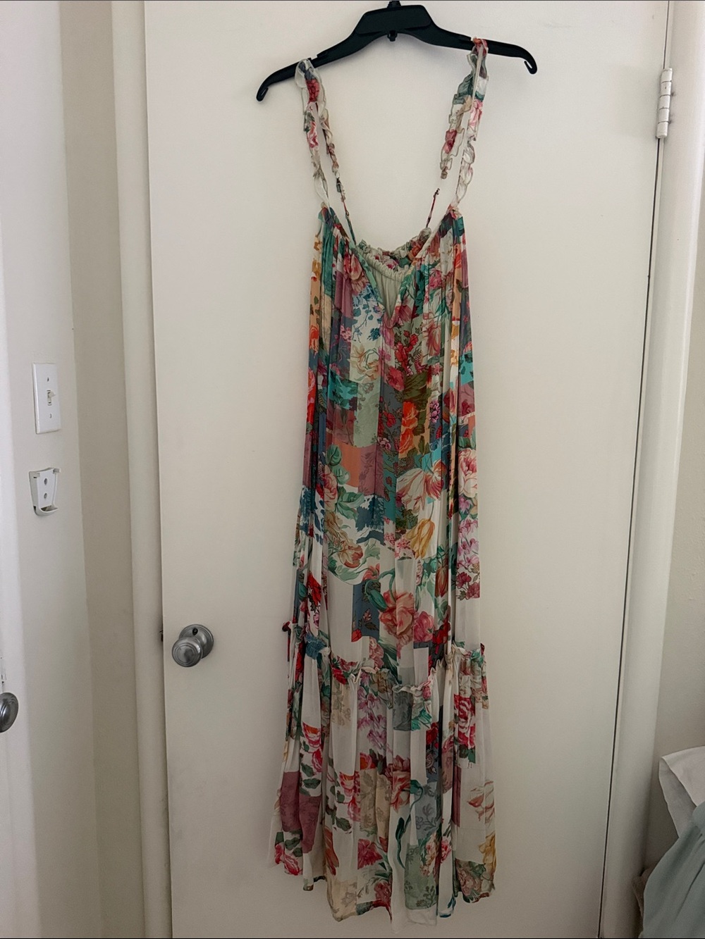 Anthropologie Multi-Color Floral Maxi Dress